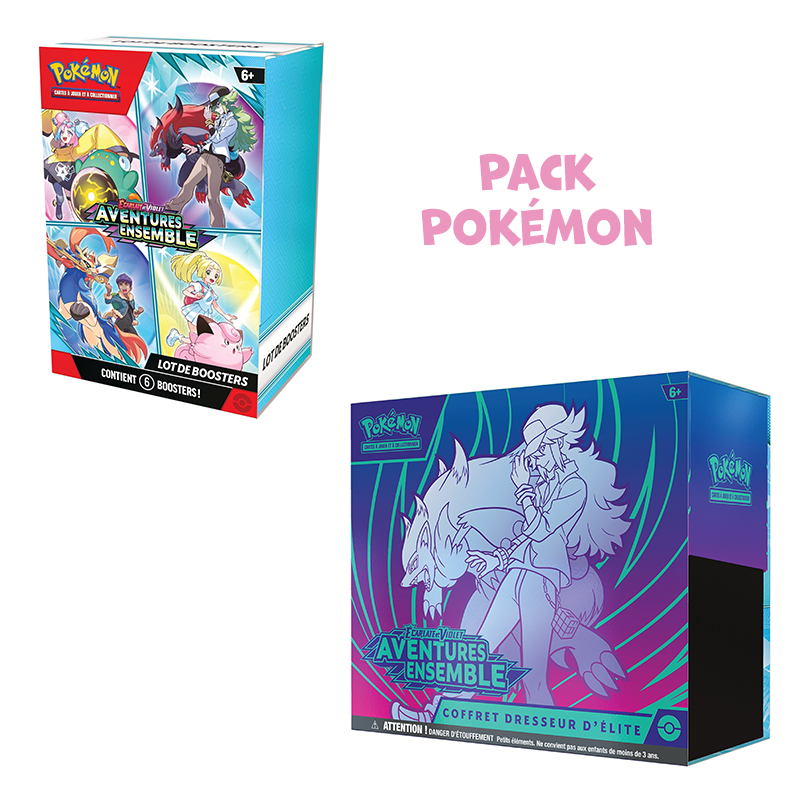 Pack pokémon |  ETB + Bundle de 6 boosters • EV9 Aventure Ensemble