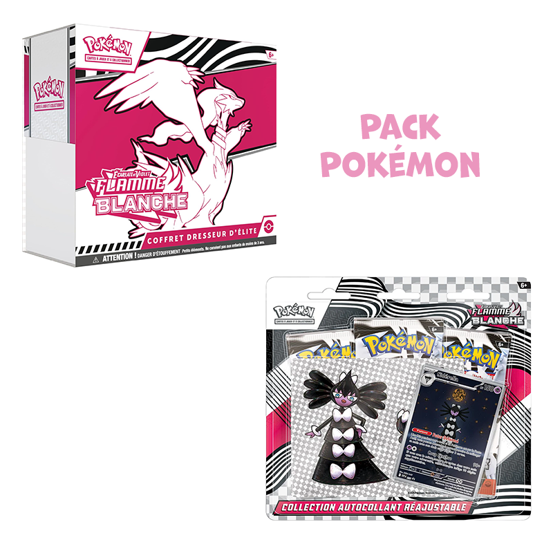 Pack Pokémon • ETB + Tripack EV10.5 Flamme Blanche