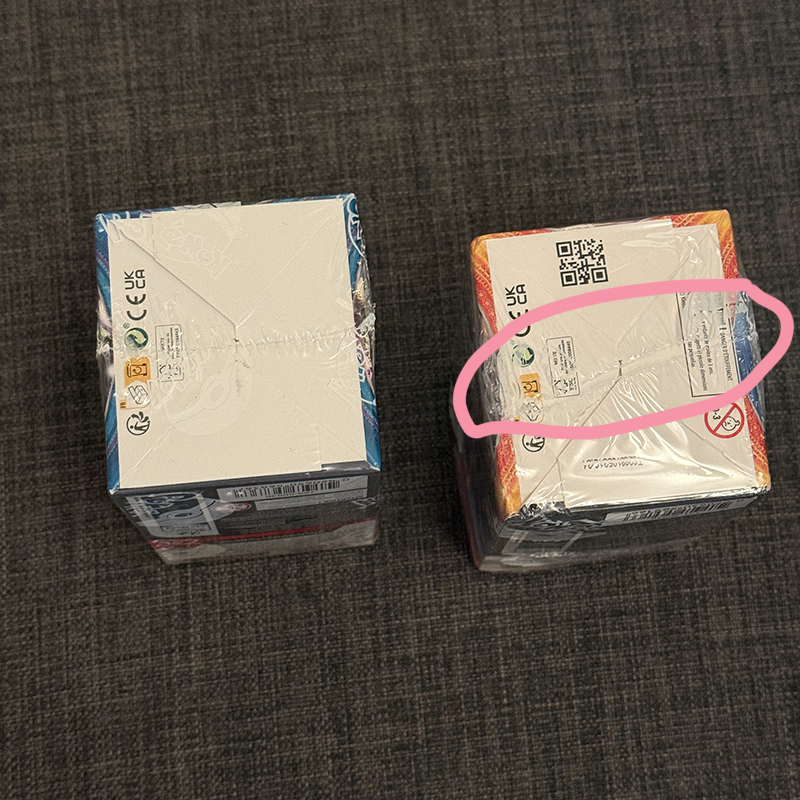 Pack Pokémon | Demi display de 18 boosters • EV8 Étincelles Déferlantes (avec défaut)+ EV6 Mascarade Crépusculaire – Image 2