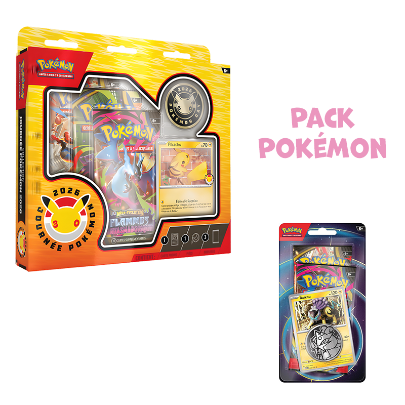 [ Précommande ] Pack Coffret Pokémon Day 2026 FR + Duopack Janvier 2026