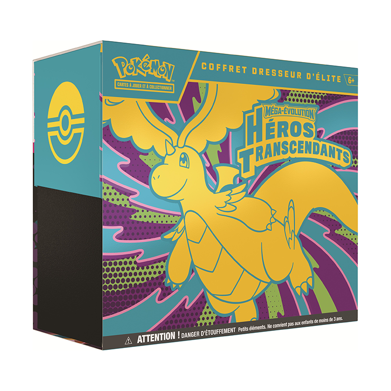 Coffret Dresseur d'Elite (ETB) Pokémon • ME2.5 Héros Transcendants (avec boîte souple anti-UV)