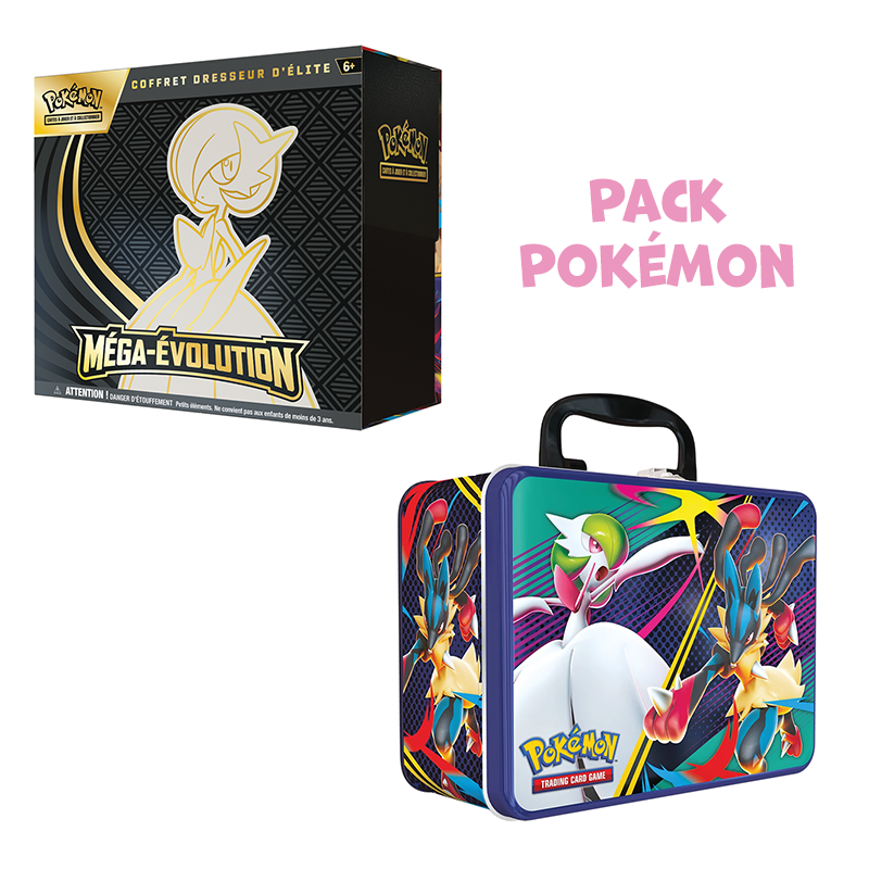Pack Pokémon ETB (⚠️ défaut) ME01 Méga-Évolution Gardevoir + Valisette Méga-évolution