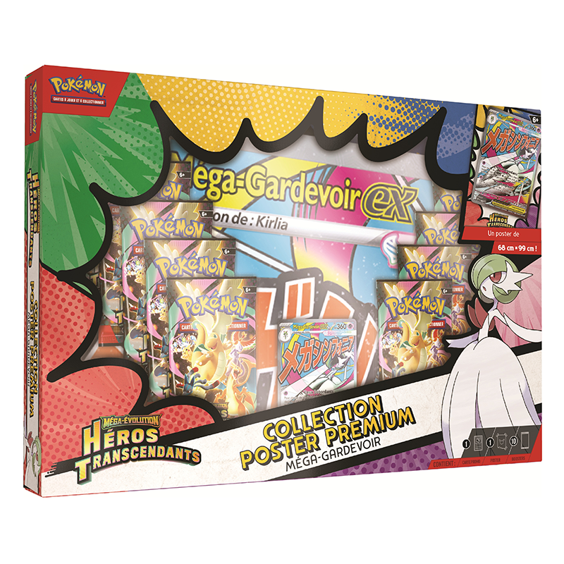 [Précommande] Coffret Pokémon • Collection Poster Premium • ME2.5 Héros Transcendants Méga-Gardevoir