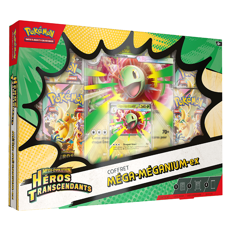 [Précommande] Coffret Pokémon Méga-Évolution • ME2.5 Héros transcendants (aléatoire)