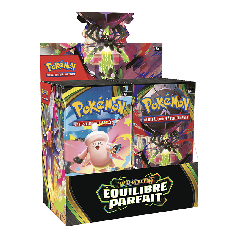 [Précommande] Display de 36 boosters Pokémon • ME3 Équilibre Parfait + Protection souple anti-UV