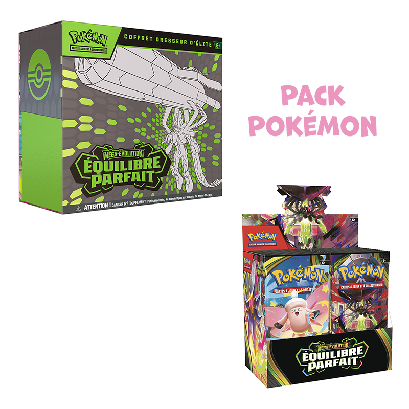 [Précommande] Pack Pokémon ME3 Équilibre Parfait • Display + ETB