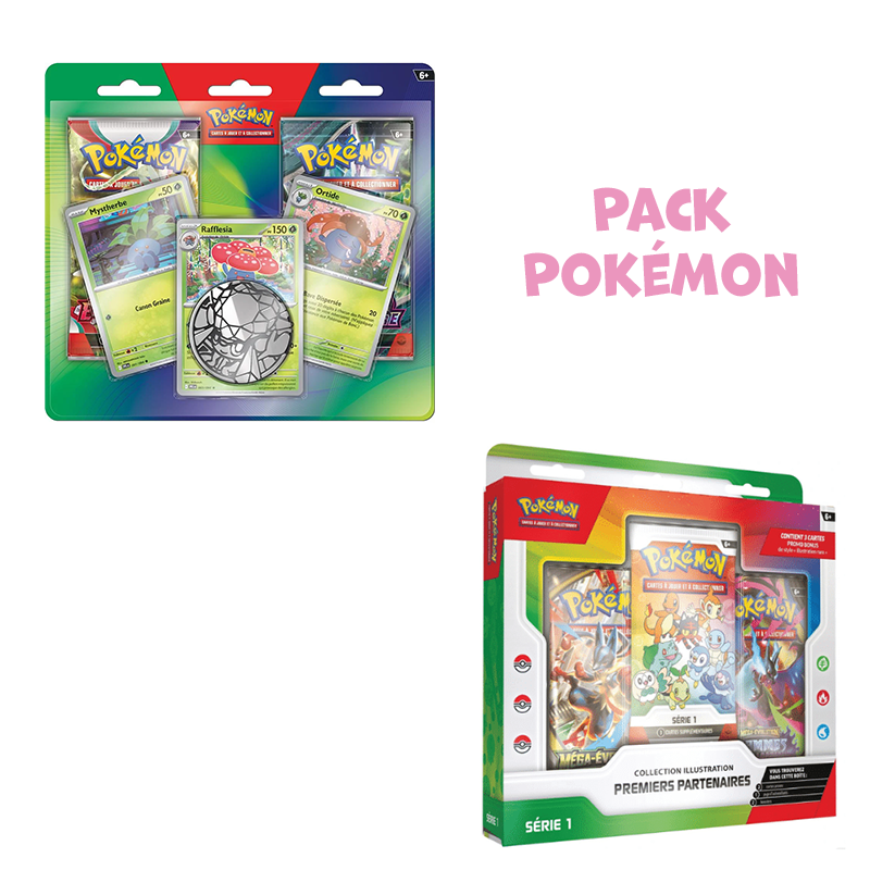 [Précommande] Pack Pokémon • Coffret Illustration Premiers Partenaires - Série 1 + Duopack Mars 2026