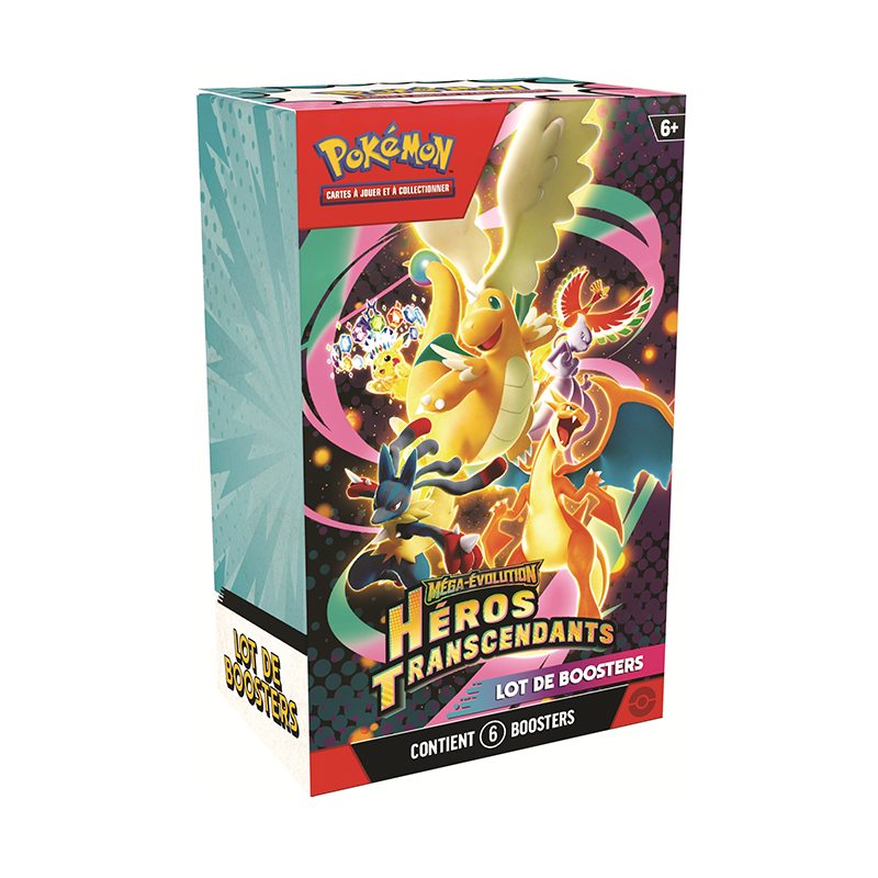 [ Précommande ] Bundle 6 boosters Pokémon • ME2.5 Héros Transcendants