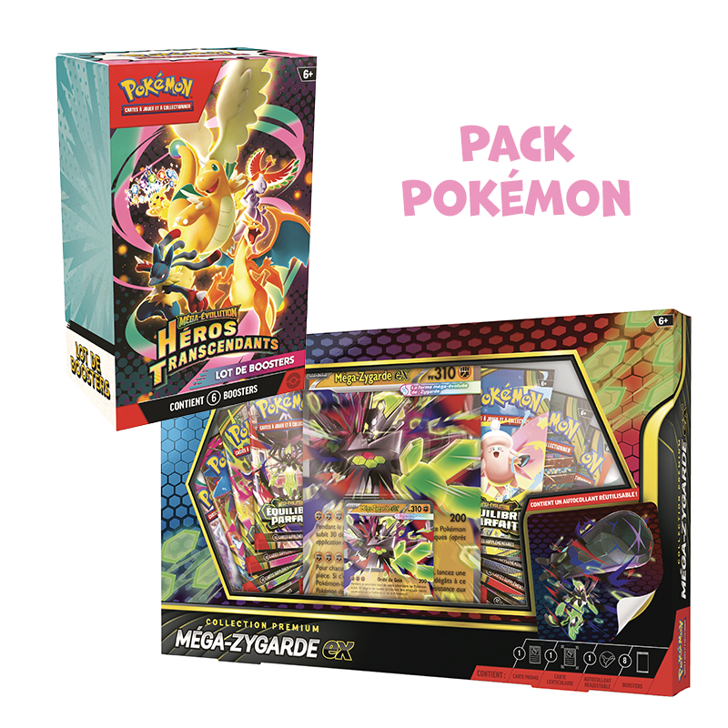 [Précommande] Pack Pokémon • Bundle ME2.5 + Coffret Premium Méga-Zygarde-ex