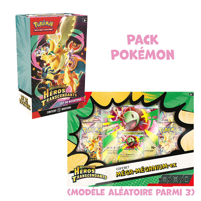[Précommande] Pack Pokémon • Coffret + Bundle ME2.5 Héros Transcendants