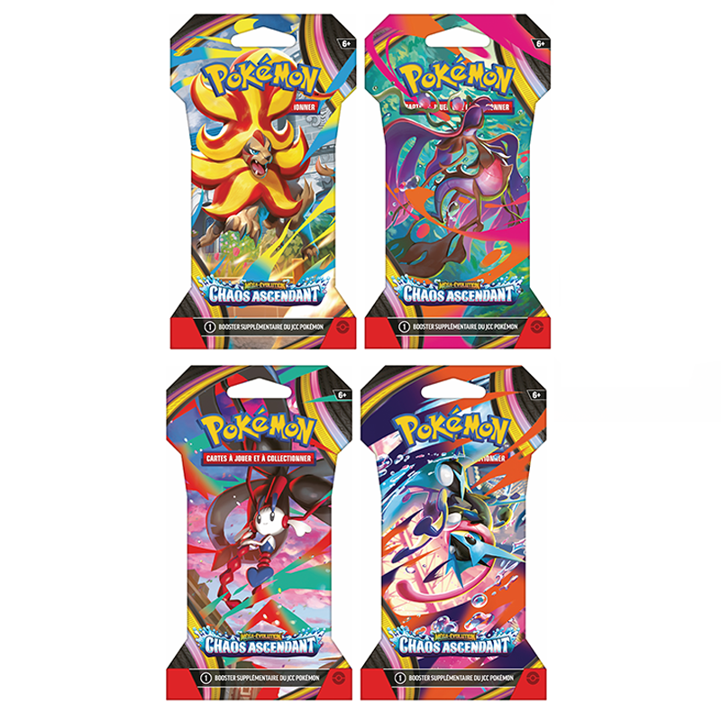 Booster sous blister carton Pokémon • ME4 Chaos Ascendant