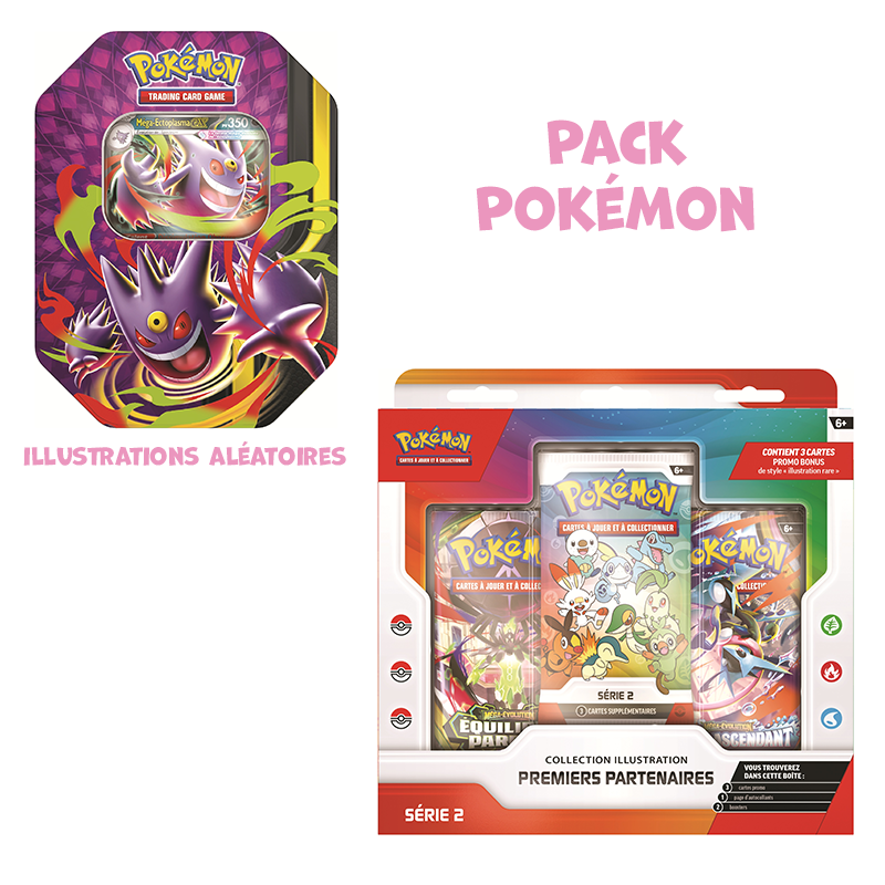 [ Précommande ] Pack Pokémon • Coffret Premiers Partenaires Série 2 + Pokebox (aléatoire)