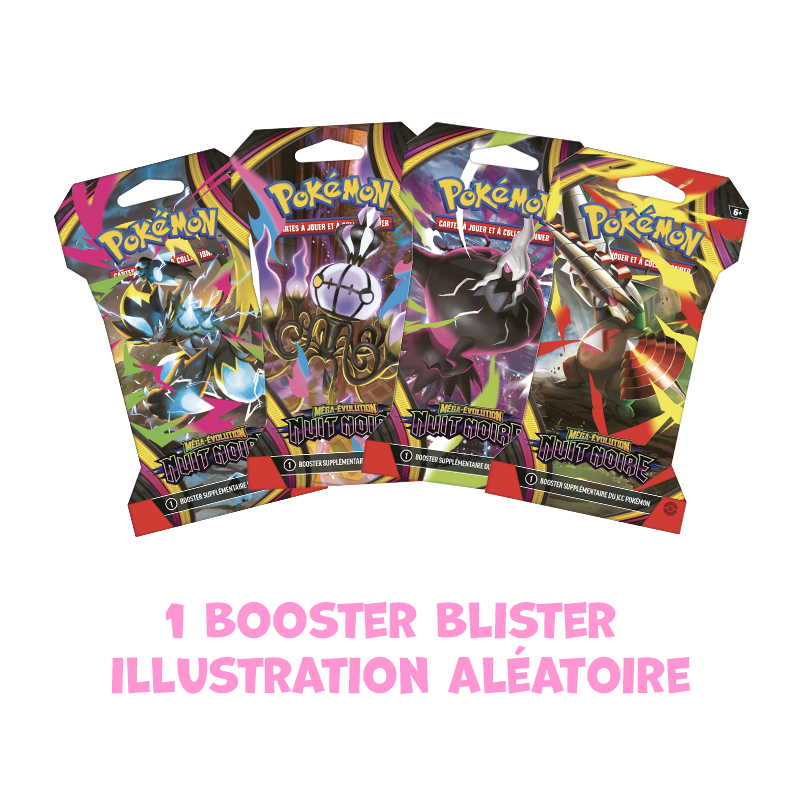 [ Précommande ] Booster blister carton Pokémon • ME5 Nuit Noire