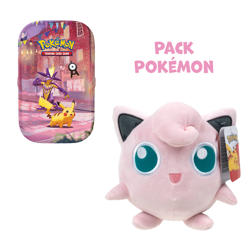 [Précommande] Pack Pokémon • Mini-tin 30e Anniversaire + Peluche Rondoudou 20cm