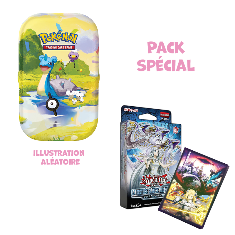 [Précommande] Pack Pokémon • Mini-tin 30e Anniversaire + Deck & Sleeves Yu-Gi-Oh!