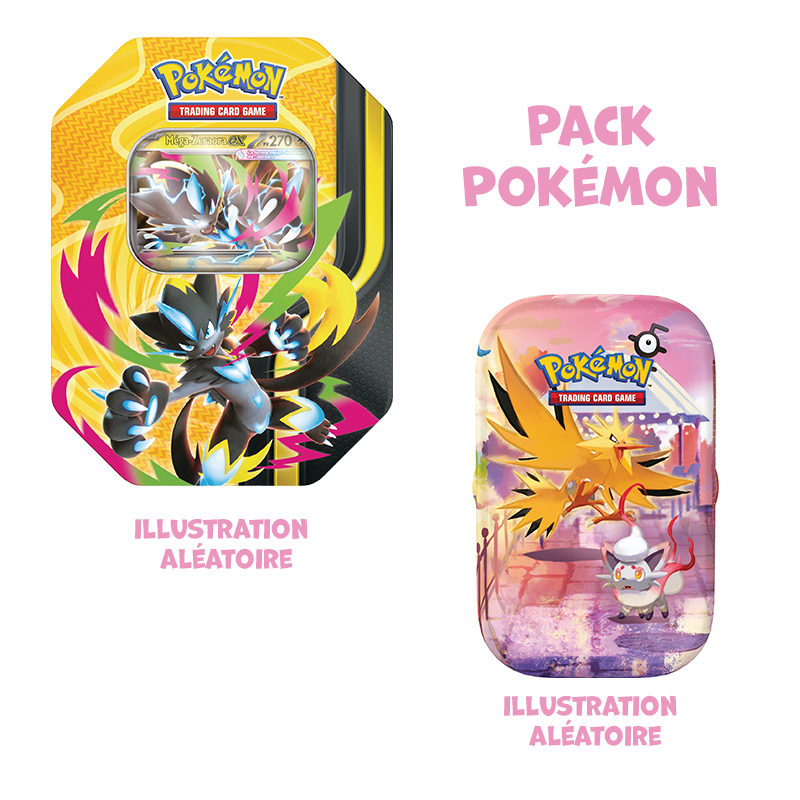 [Précommande] Pack Pokémon • Mini-tin 30e Anniversaire + Pokébox Méga-Forces (aléatoire)