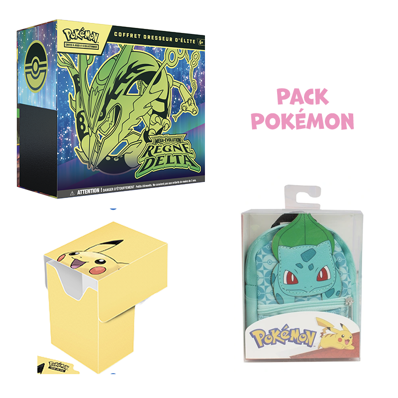 [Précommande] Pack Pokémon • ETB ME6 Règne Delta + Accessoires