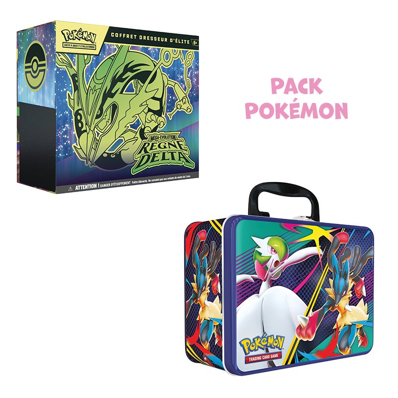[Précommande] Pack Pokémon • ETB ME6 Règne Delta + Valisette Méga Gardevoir