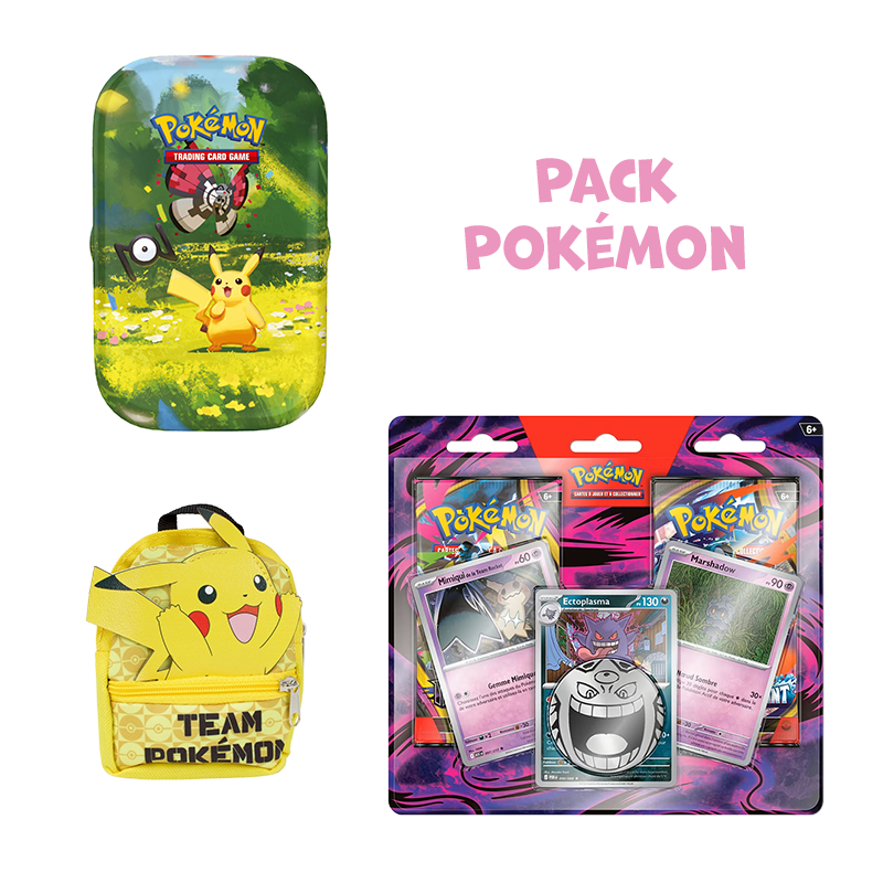 [Précommande] Pack Pokémon • Mini-tin 30e Anniversaire + Duopack Ectoplasma + Micro sac Pikachu